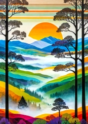 Puzzle Mountain Breeze 1000 Pieces