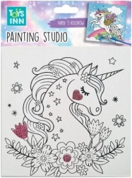 Креативен комплект за рисуване Canvas Малко птичe TOYSINN 15 × 15 см