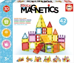 Магнитен конструктор EDUCA Magnetics, 42 части