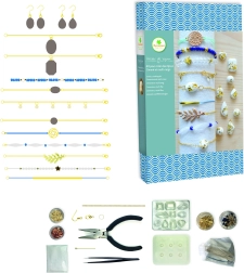 Изработка на циментови бижута и гривни със златно фолио