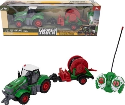 Дистанционно управляем трактор с маркуч за поливане