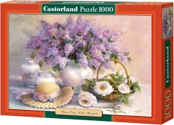 Пъзел Castorland с цветя – люляци и рози, 1000 части