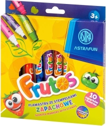 Ароматни флумастери ASTRA Frutos, 10 бр.