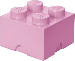 LEGO кутия за съхранение 4 светлорозова