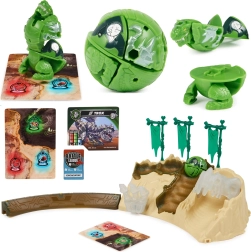 Bakugan Training Set със зелена фигурка Titanium Trox от Spin Master – стратегическа игра и тренировъчна арена