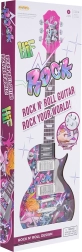 Розова детска електрическа китара със звуци и мелодии