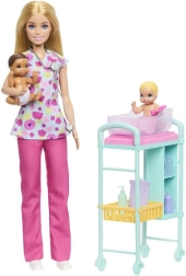 Barbie игрален комплект професия – педиатърка