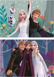Educa дървен пъзел Frozen, 2×25 части