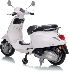 Детски електрически скутер VESPA ROMA, бял