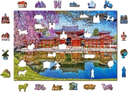 WOODEN CITY wooden puzzle BYODO‑IN Temple, Kyoto – 505 pieces