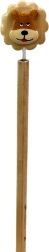 Wooden Pencil with Lion Head