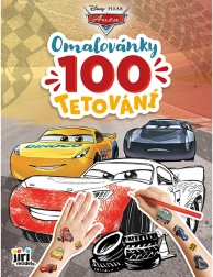 Книжка за оцветяване с 100 татуировки Cars (Колите)