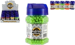 Пластмасови топчета за детски пистолет 6 мм, 1200 бр., микс цветове