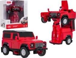 Трансформираща се количка и робот 2 в 1 Land Rover Defender RASTAR, червен