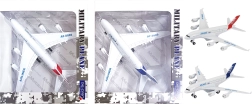 Metal airplane with effects 1:300, pull-back