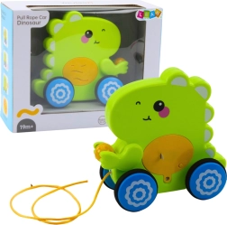 Toy dinosaur on a string for toddlers with sounds