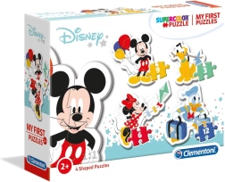 Моите първи пъзели MICKEY MOUSE 4в1 (3, 6, 9, 12 части) – CLEMENTONI