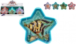 Teddies топчест лабиринт звезда – джобна главоблъсканица за деца (микс цветове)