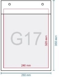 Въздушно-пузирчест плик G17 350 × 250 мм със самозалепващо затваряне