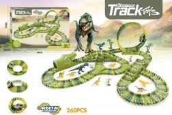 Динозавърска състезателна писта с кола, 260 части