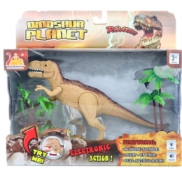 Interactive T‑Rex Dinosaur with Sounds and Light