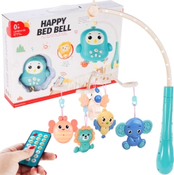 Въртележка с бухалче и животни с дистанционно управление