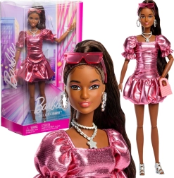 Колекционерска кукла Barbie Deluxe Style в коралова рокля