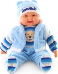 Голяма бебешка кукла – момче с куче