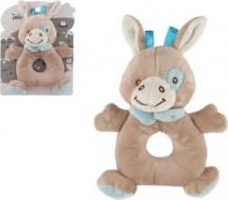 Гризалка-дрънкалка магаренце 18 см