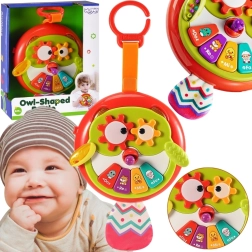 Woopie интерактивна играчка бухалче с пианце и шумоляща опашка