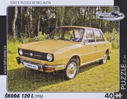 Puzzle RETRO-CARS Škoda 120 L 40 pieces