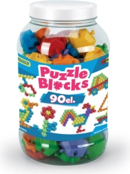 Конструктор пъзел в голям буркан 90 бр.