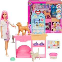 Barbie ветеринарка – клиника за домашни любимци с отливки