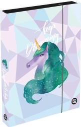 Кутия за тетрадки A4 Jumbo Oxy Sherpy Unicorn