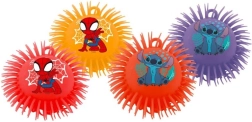 Пухкава гумена топка SPIDEY и STITCH 17 см