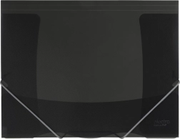 ELECTRA elastic band folder grey, metallic look
