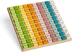 Bigjigs Toys дървен числов пъзел 1–100 FSC