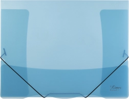 Folder with Elastic Lines Blue Transparent