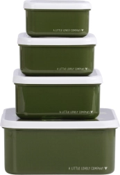 Комплект от четири кутии за закуски A Little Lovely Company – Krokodýl