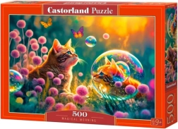 Пъзел 500 части Magical Morning – котки