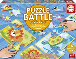 Educa Puzzle Battle Animals 16×9 Pieces