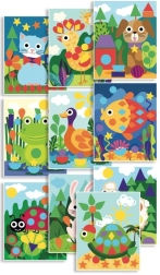 Стикери форми и цветове – ферма