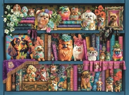Пъзел Ravensburger „Сладки порцеланови мопсове“ – 500 части
