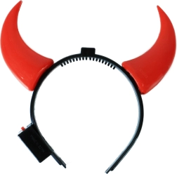 Светещи дяволски рога на диадема