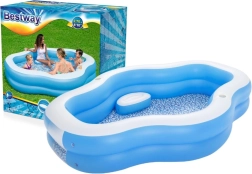 Надуваем семеен басейн с прозорче и седалки BESTWAY 270 × 198 × 51 см