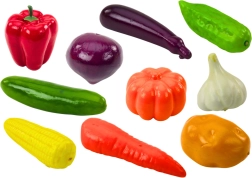 Комплект меки зеленчукови играчки, 24 бр.