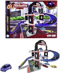 Majorette City Garage 60th Anniversary, 3-Story Parking Complex with Renault Car 1:64