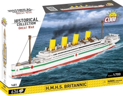 Сглобяем модел HMHS BRITANNIC 1:700 – 636 части от COBI