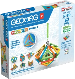 Магнитен конструктор Geomag Supercolor Recycled – 52 части
