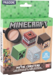 Minecraft метални подложки за чаши – комплект 4 бр.